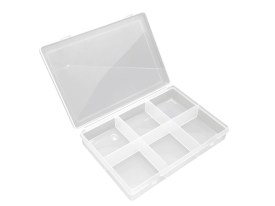 Caja organizadora plastica 6 divisiones nro3